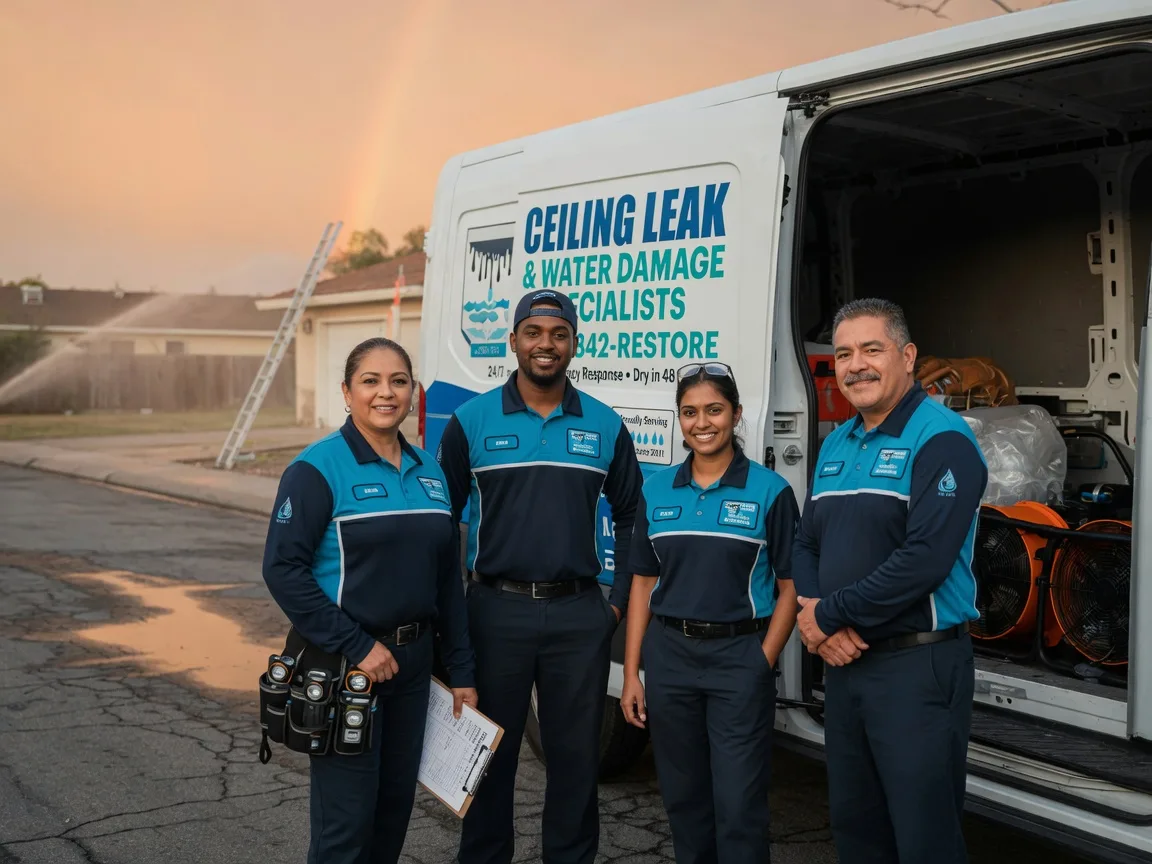 Ceiling Leak Cleanup company in Milford Center, OH