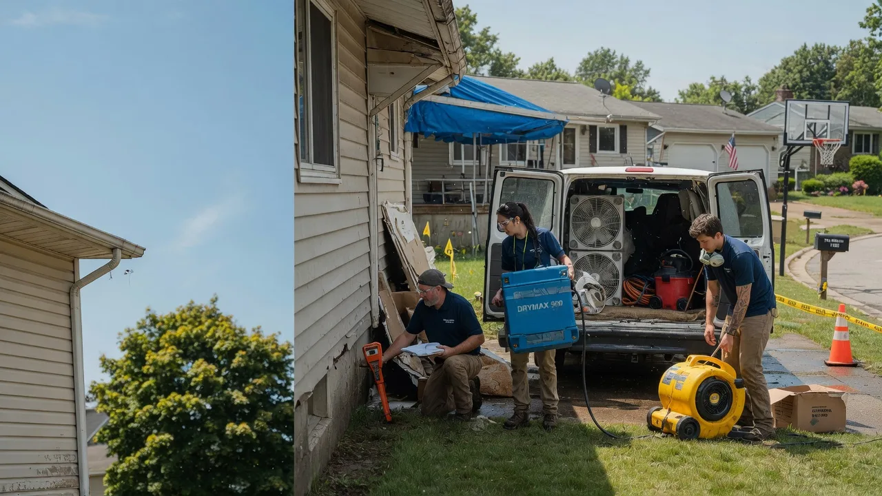 Ceiling Leak Cleanup in Milford Center, OH near me
